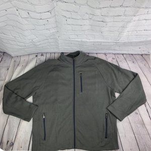 Tailor Vintage Waffle Bonded Full Zip Fleece W/Zip Pockets Size XL New